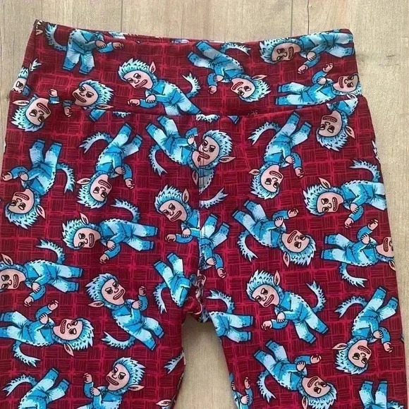 4/$25 LuLaRoe Werewolf Print Women's One Size Leggings - Picture 2 of 3